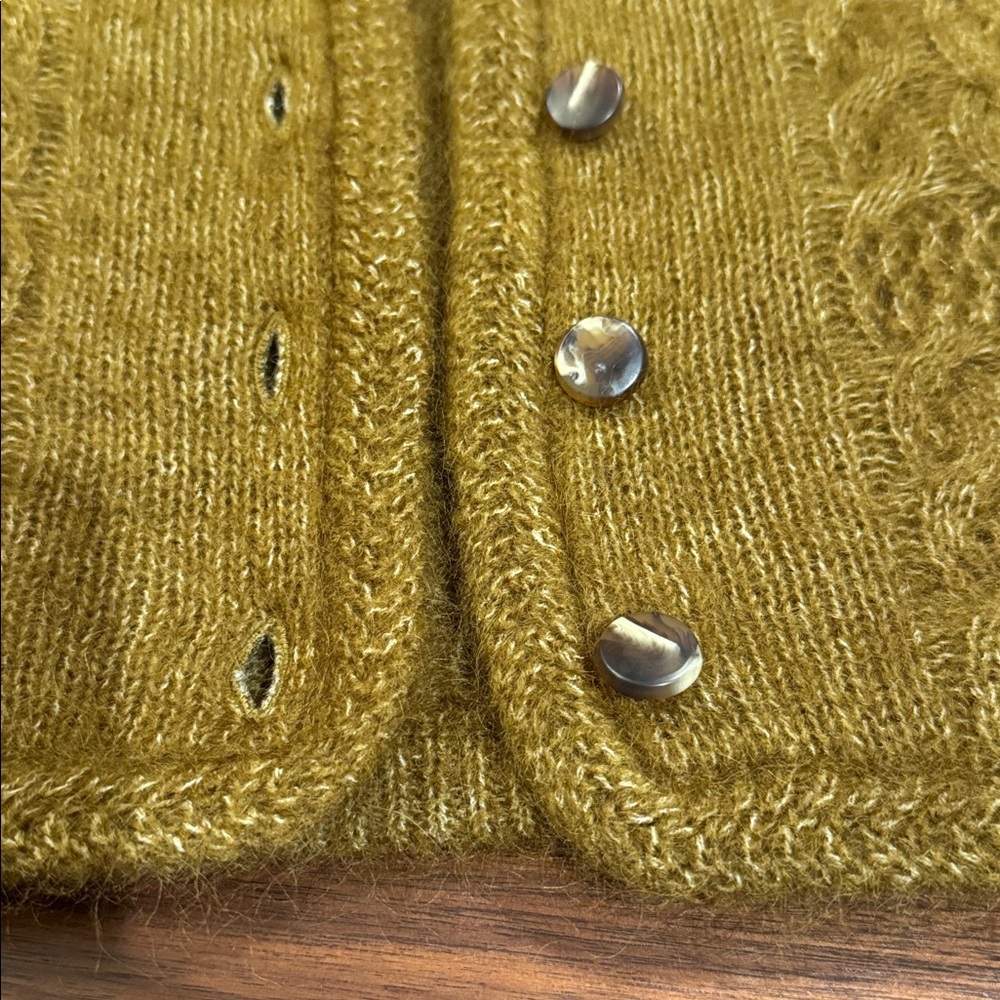 Sezane Evi Cardigan in Olive Green Sz XS/S - Picture 10 of 10